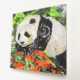 Mini panda art print 10x10 cm