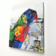 Rainbow macaw artprint mini 10x10