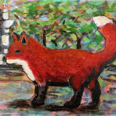 the fox and the fountain
