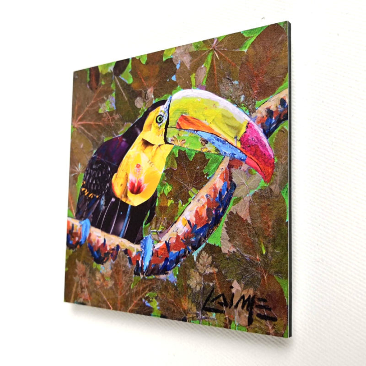 Mini toucan artprint mini 10x10cm